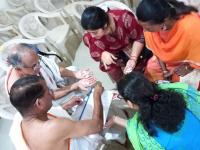 Uttar Bharat Yatra 2025 - Surat Camp, Day 2 (06 March 2025). Sanskrit Sambhashana